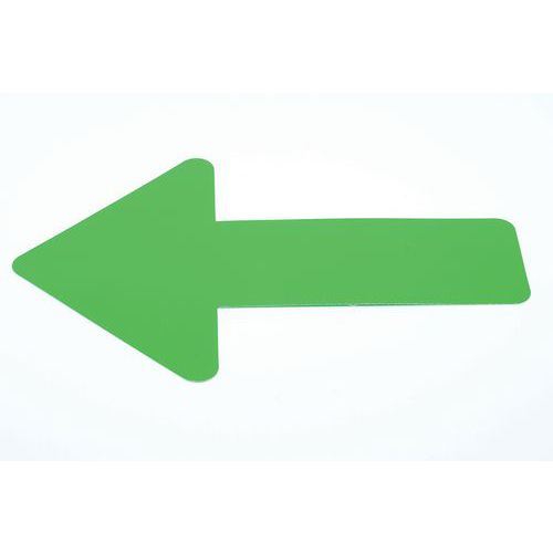 Marcatura al suolo - Freccia 180x180mm - Colore verde,