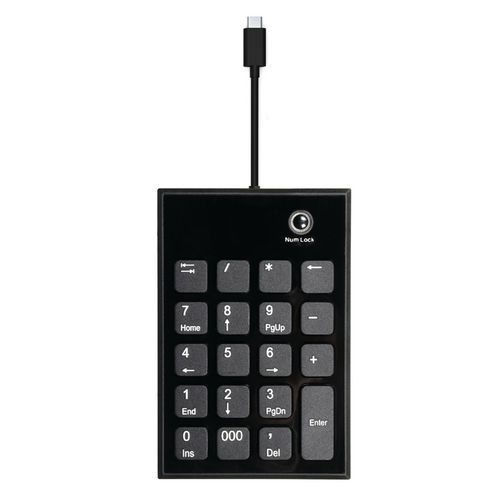 Tastierino numerico con filo USB tipo C,