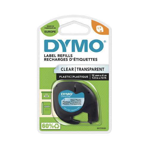 Confezioni Di Nastro Per Dymo Mod:Letratag Colore:Traspare,