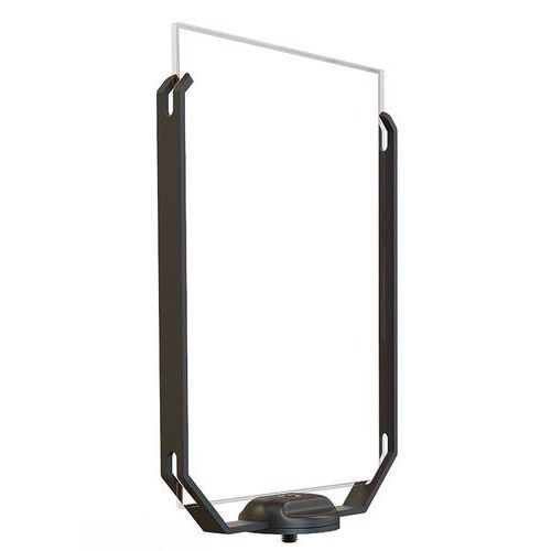 Porta cartelli  per colonnina TENSA  A4 verticale,