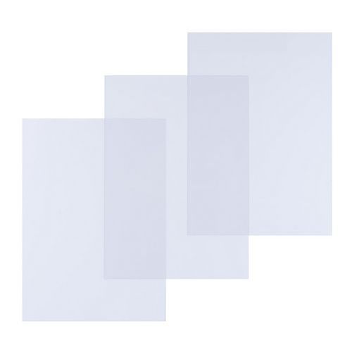 Copertina di rilegatura PVC A3 200 micron trasparente - Pavo,