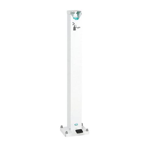 Dispenser gel e sapone a pedale - HDS120 - Bianco - Var,