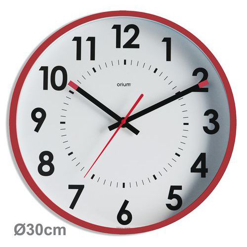 Orologio silenzioso Abylis Ø 30 cm vinaccia - Orium,