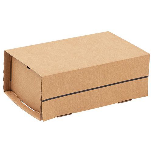 Scatola di spedizione 375X250X155 con striscia adesiva,