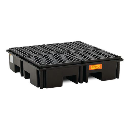 Contenitore pallet-PE 220/4 - 120x120 - Con griglia PE -Cemo,