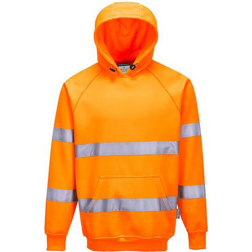 Felpa con cappuccio hi-vis arrancio - Portwest - Manutan.it