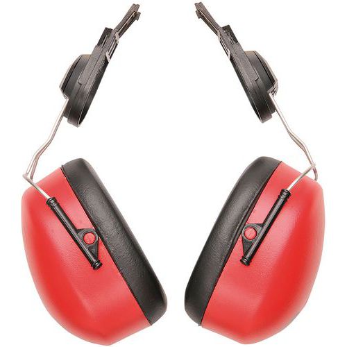 Cuffie antirumore Endurance Clip-On PW47 rosse,