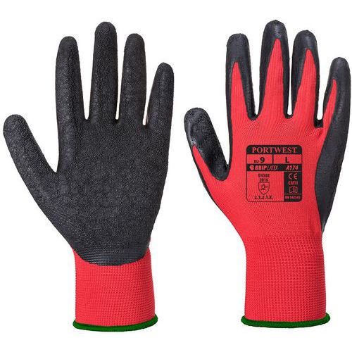 Flex Grip Lattice Guanto Rosso Nero Small,