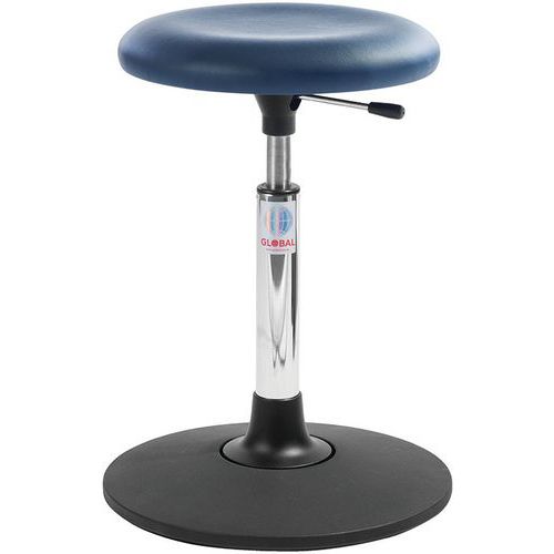 Sgabello Sway Beta-Similpelle-Alto-Blu,