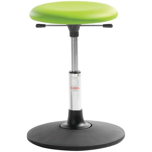 Sgabello Sway Beta in similpelle-Alto-Verde,