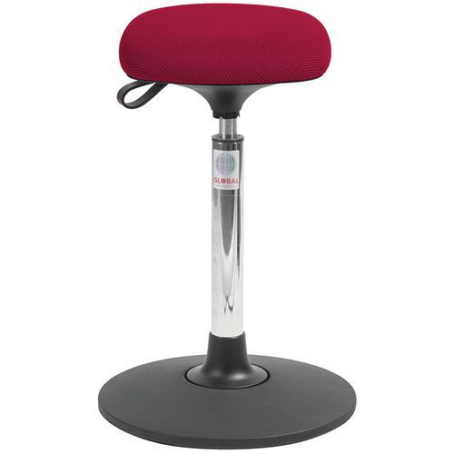 Sgabello Sway Tetra-Tessuto 3D-Alto-Rosso,