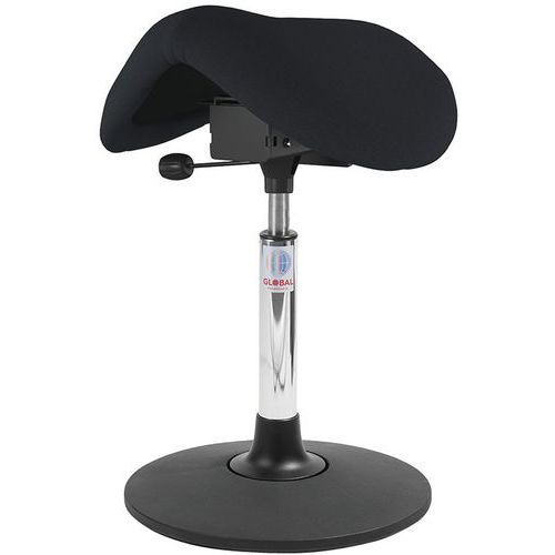 Sedia Dalton Sway Easy-tessuto Cura-Media-Nero,,