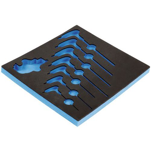 Modulo 2/3 vuoto per 2 set di chiavi maschio - Manutan,