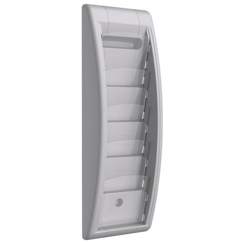 Espositore da parete Quick-Fit - A5 - Grigio - Paperflow,