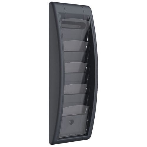 Espositore da parete Quick Fit - A5 - Antracite-Paperflow,