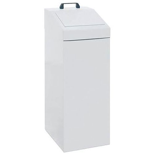 Pattumiera metallica raccolta differenz-Portata 100L-Grigio,