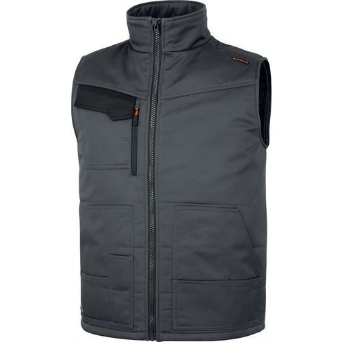 Gilet smanicato STOCKTON3 grigio/arancione - 3XL,
