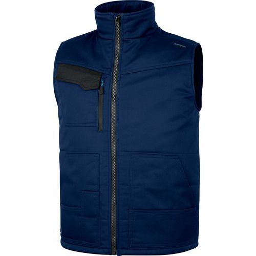 Gilet smanicato STOCKTON3 blu marina/nero - 3XL,
