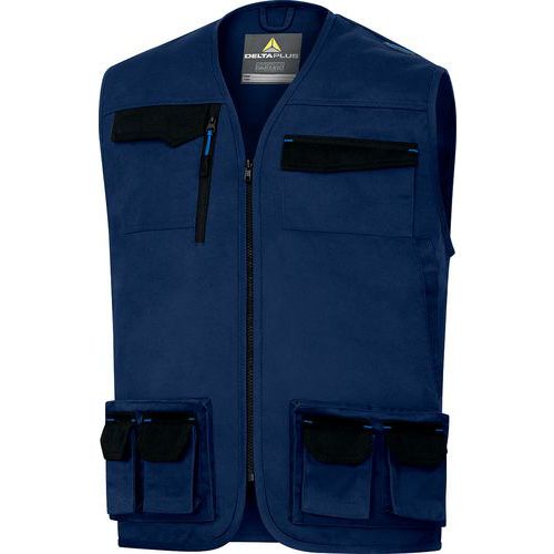 Gilet smanicato M2GI3 blu marina/reale - 3XL,