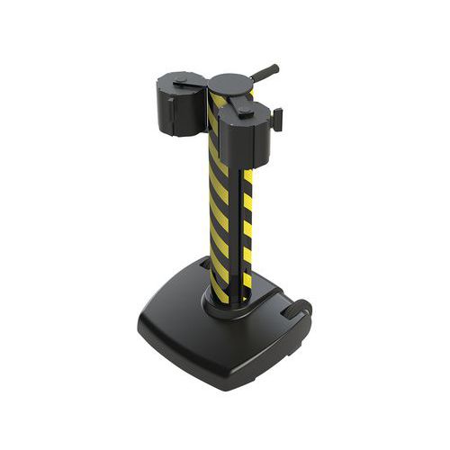 Paletto alluminio Stotrac nastro doppio 2x22 m - Giallo fluo,