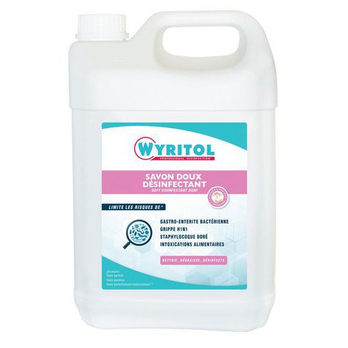 Sapone liquido Wyritol disinfettante - bidone 5 L,