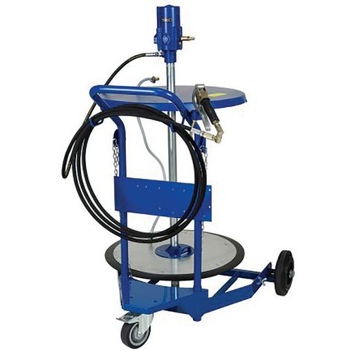 Ingrassaggio mobile fusti 200 kg, carrello 17075 senza avv.,