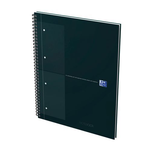 Quaderno Notebook Oxford International 222x295 Q5/5 nero,