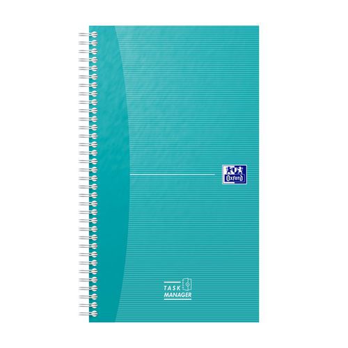 To Do Planner, TaskManager 141X246 230P Aqua,
