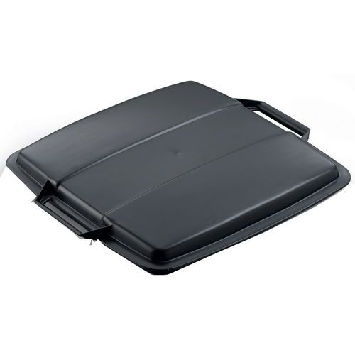Coperchio ECO DURABIN® 90L quadrato nero,