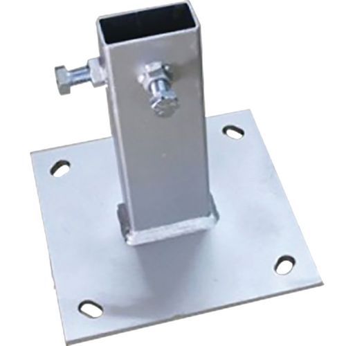 Manicotto di fissaggio per paletto rettangolare 80x40 mm,