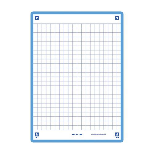 Schede Bristol Revision 2.0 Oxford A6 Q5x5 bordo blu,