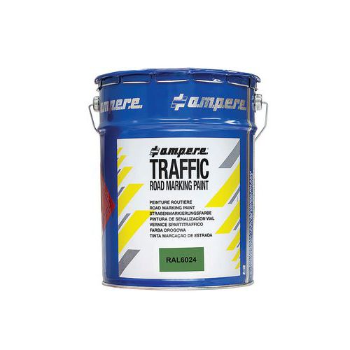 Vernice per segnaletica stradale - Verde 5 kg,