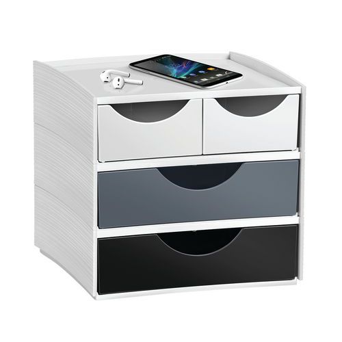 Modulo contenitore mini 3-211 MyCube grigio/arancione - CEP,