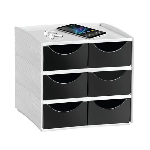 Modulo contenitore mini 3-222 MyCube nero - CEP,