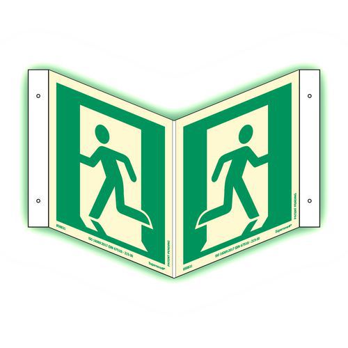 Cartello fotoluminescente-Evacuazione-Supernova+®,