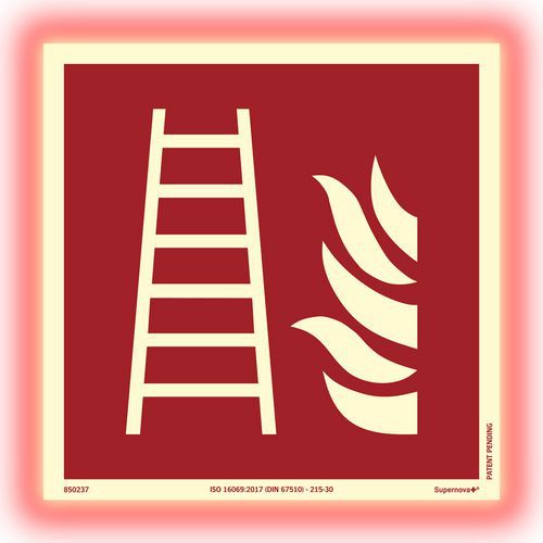 Cartello fotolumin-Scala antincendio 200mm-Supernova+®,