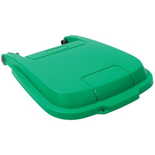 Coperchio verde Manutan per contenitore 100 L,