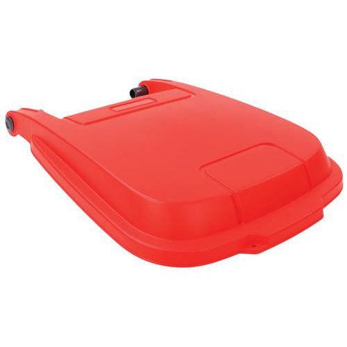 Coperchio rosso Manutan per contenit. 100L,