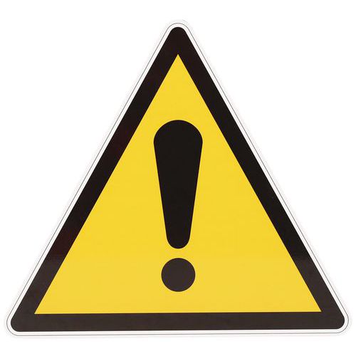 Cartello di pericolo-Segnale generico-Alluminio-350mm,