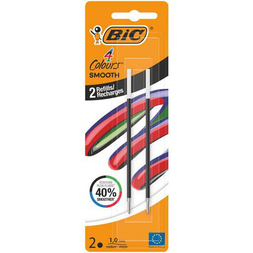 Ricarica inchiostro ultra scorrevole Bic Smooth - Nero - Bic,
