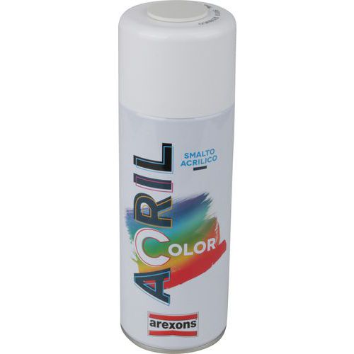 Smalto spray acrilico colorato ACRILCOLOR bianco 400 ml,