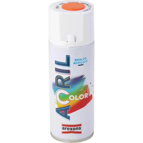 Smalto spray acrilico colorato ACRILCOLOR arancio 400 ml,