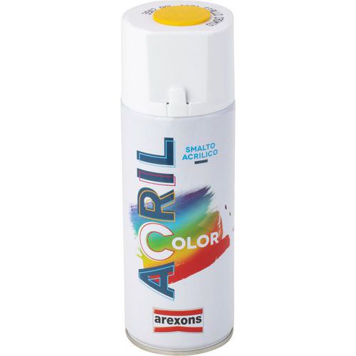 Smalto spray acrilico colorato ACRILCOLOR giallo 400 ml,