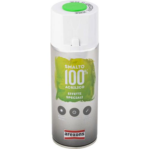 Smalto spray acrilico fluorescente verde 400 ml,