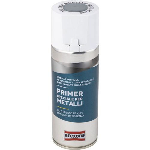Primer acrilico spray per metalli fondo antiruggine grigio,