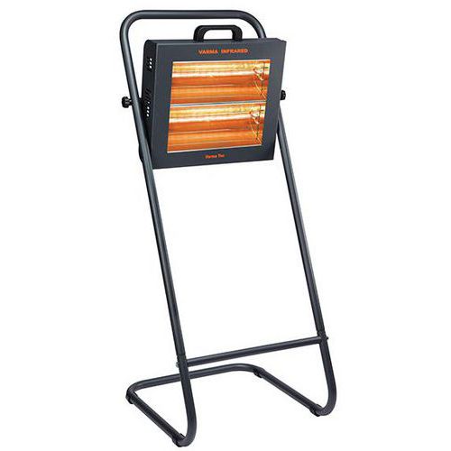 Riscaldamento a infrarossi FIRE-3000W doppia lampada c/supp,