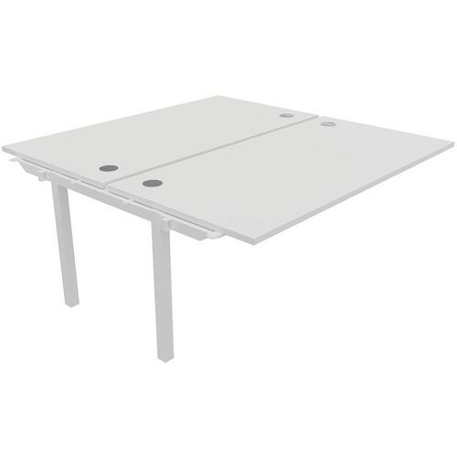 Scriv bench 2 pos 160x163cm el suc bianco/bianco Partage,