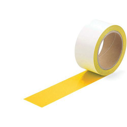 Nastro di segnalazione adesivo antisporco ospedali - Giallo,