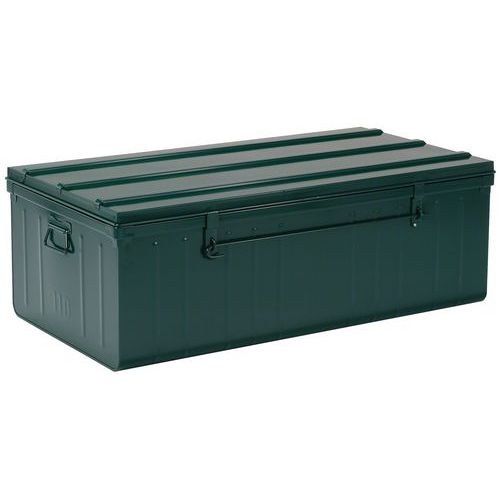Cassetta in acciaio verde scuro 110 cm - Capacità 270 L ,