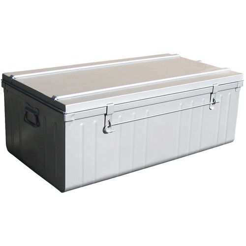 Cassetta in acciaio alluminio 80 cm - Capacità 95 L,